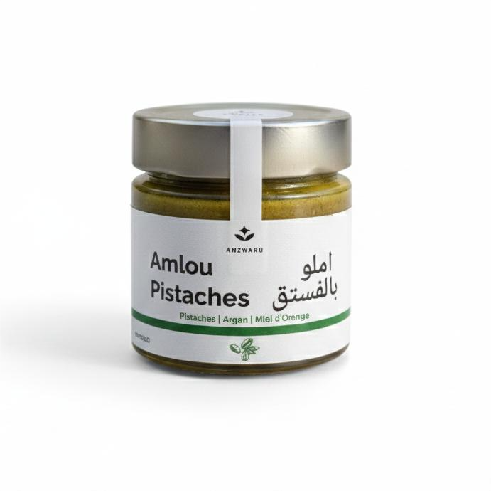 Amlou Pistaches 250g – Pistachio, Argan Oil & Orange Blossom Honey